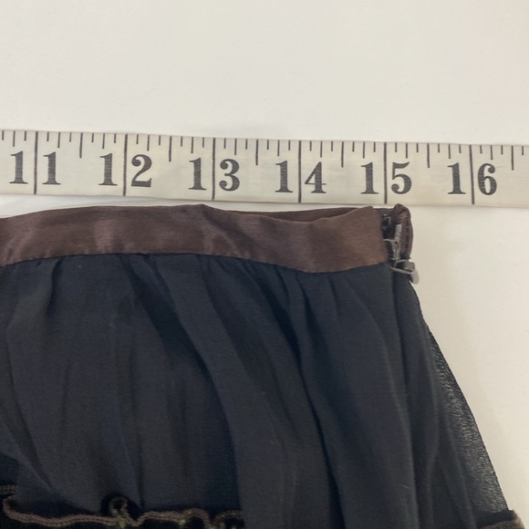 BCBG Maxazria Boho Tiered Skirt Small - Picture 6 of 9